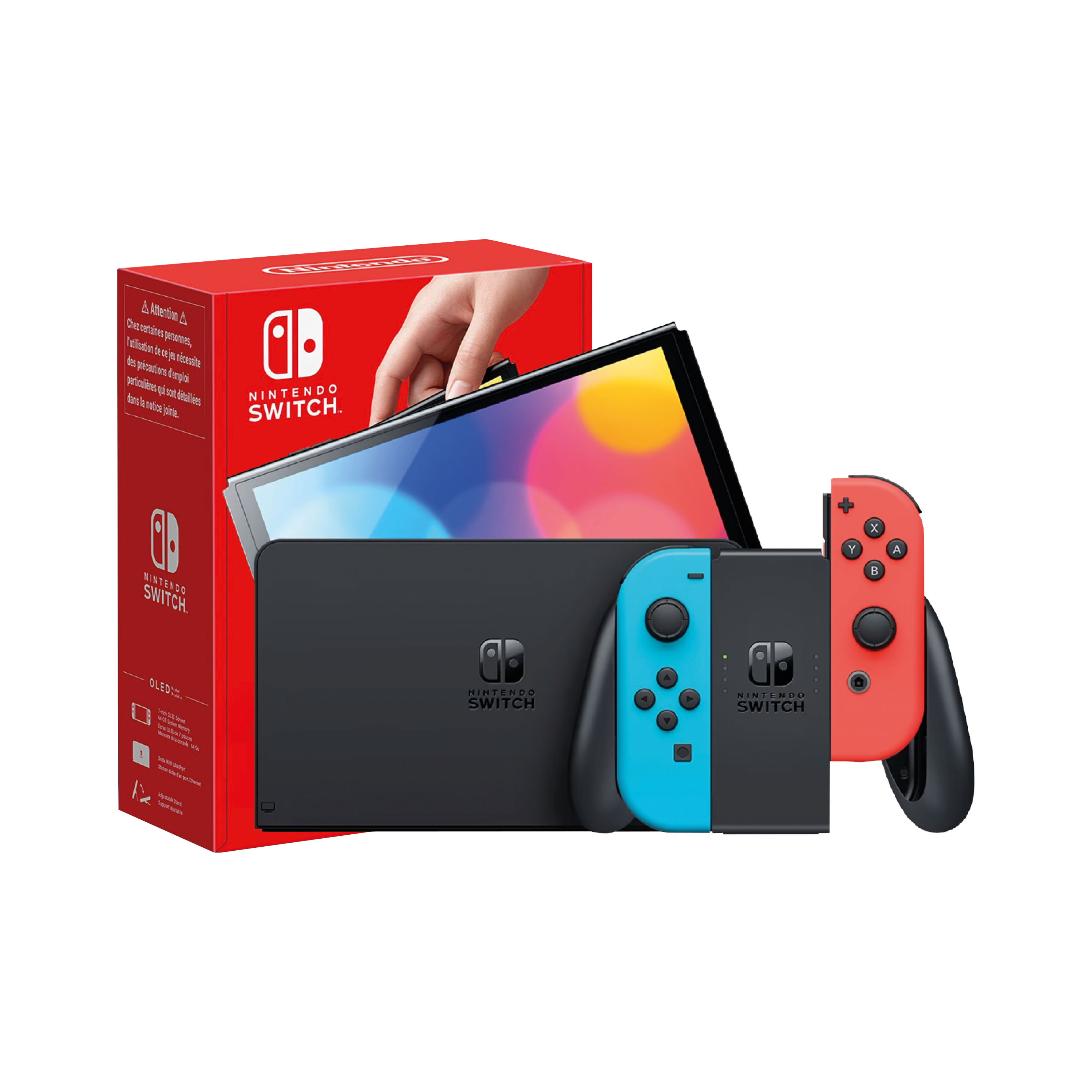 NINTENDO SWITCH OLED 64GB HEG-S-KABAA BLUE/RED JAP | Hogartec